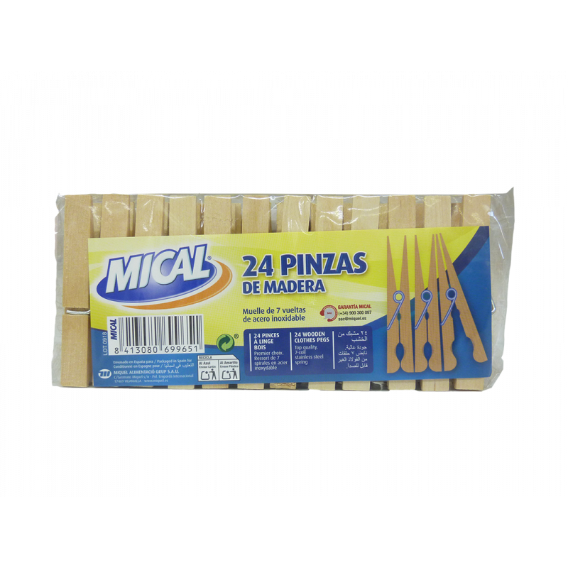 Mical wooden peg 24u