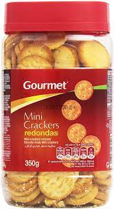 [46052] Gourmet Round Mini Crackers 350g