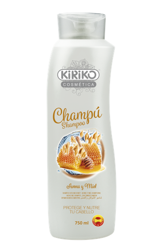 [10221402] Kiriko Oatmeal & Honey Shampoo 750ml